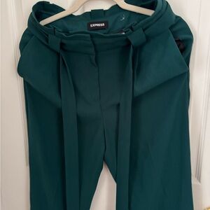 Express Women's Dark Green Trousers